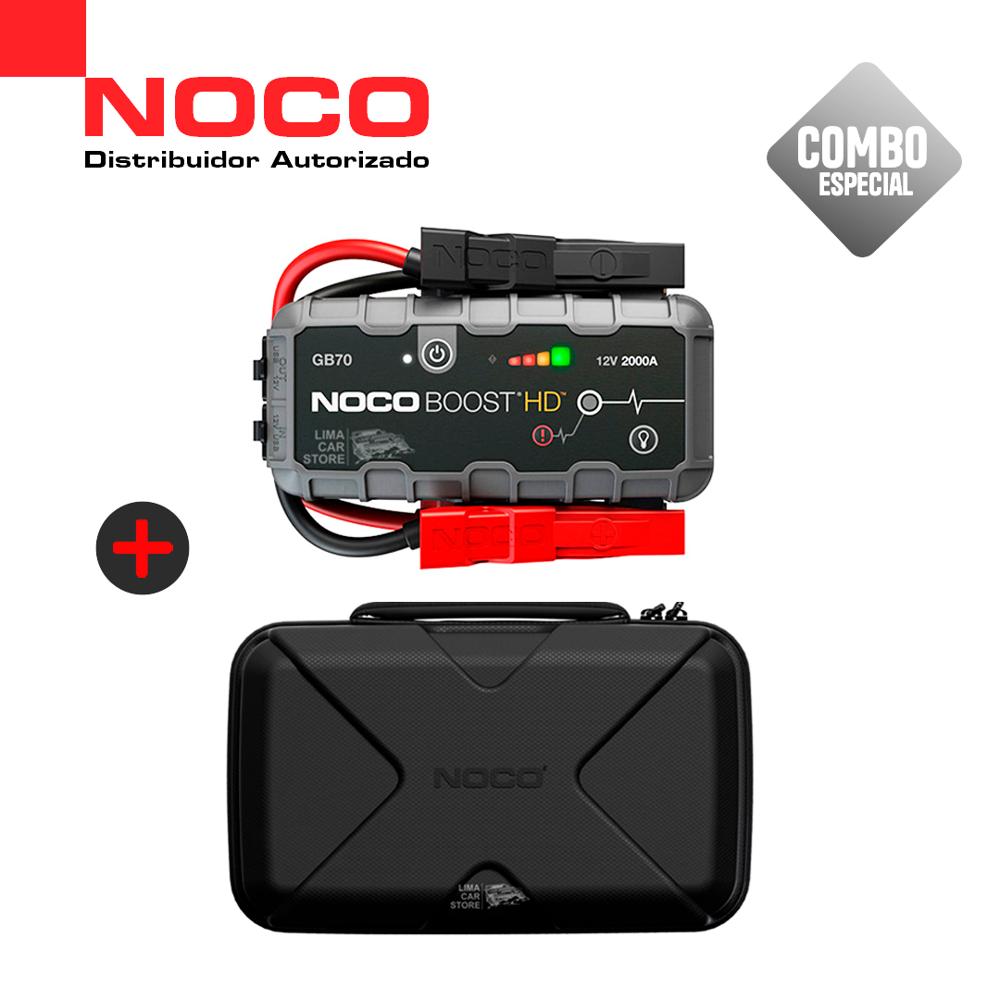 Combo Noco GBX75 Arrancador Batería portátil + Estuche COMB-GBX75-EST Combo Noco GBX75 Arrancador Batería portátil + Estuche COMB-GBX75-EST