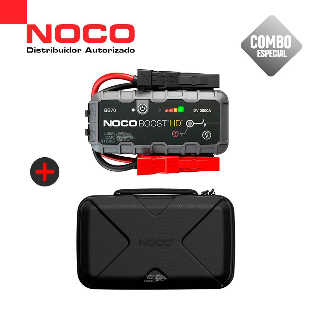 Combo Noco GB70 Arrancador Batería portátil + Estuche COMB-GB70-EST Combo Noco GB70 Arrancador Batería portátil + Estuche COMB-GB70-EST