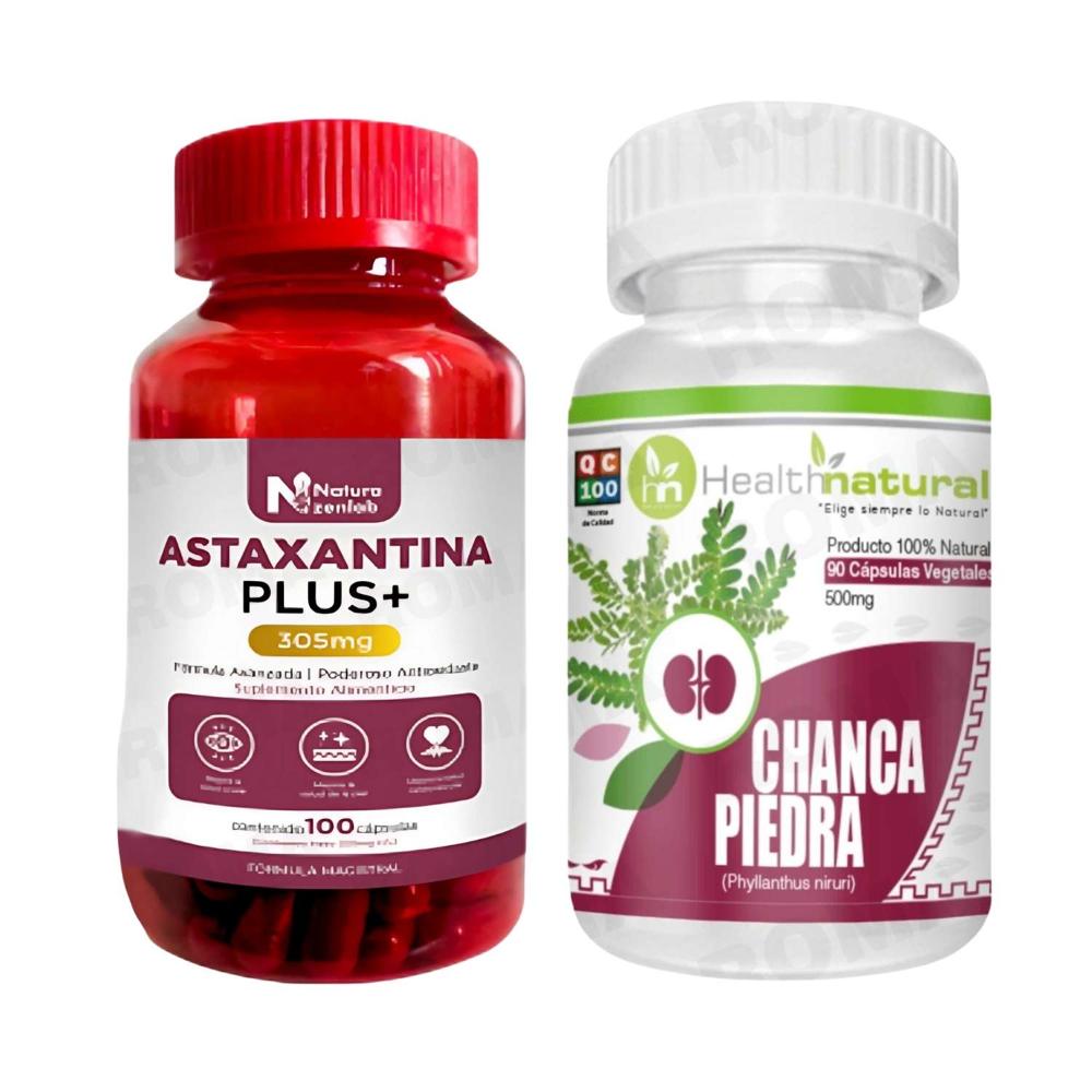ASTAXANTINA PLUS + CHANCA PIEDRA HEALTHNATURAL