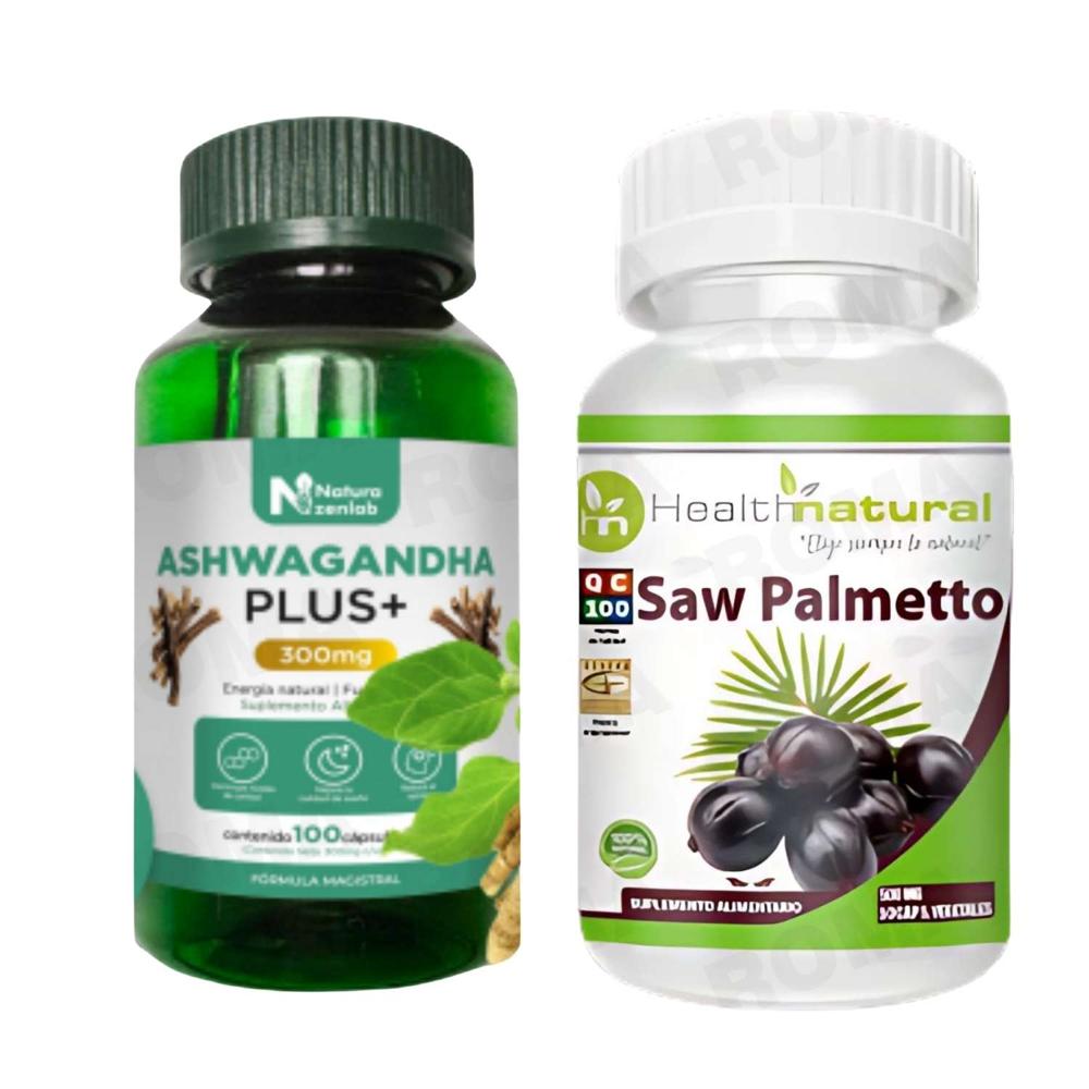 ASHWAGANDHA PLUS + SAW PALMETTO HEALTHNATURAL