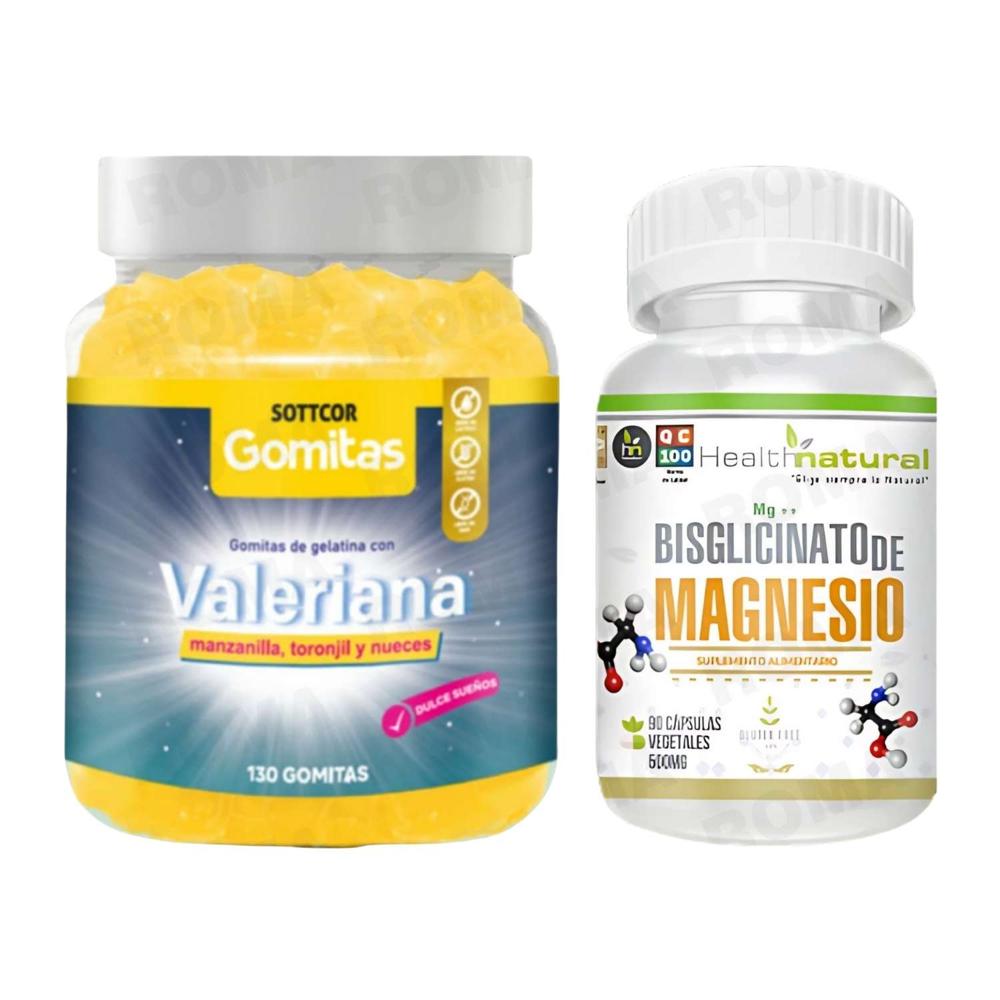 GOMITAS VALERIANA + BISGLICINATO DE MAGNESIO HEALTHNATURAL