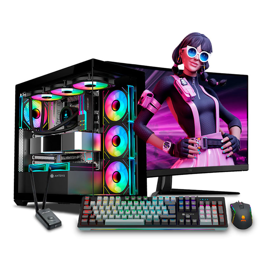 PC GAMER HEROPINK CORE ULTRA 7 265KF 64GB DDR5 1TB 4TBHDD 27"" RTX5070TI 16GB MI PC LISTA MIPCLISTA