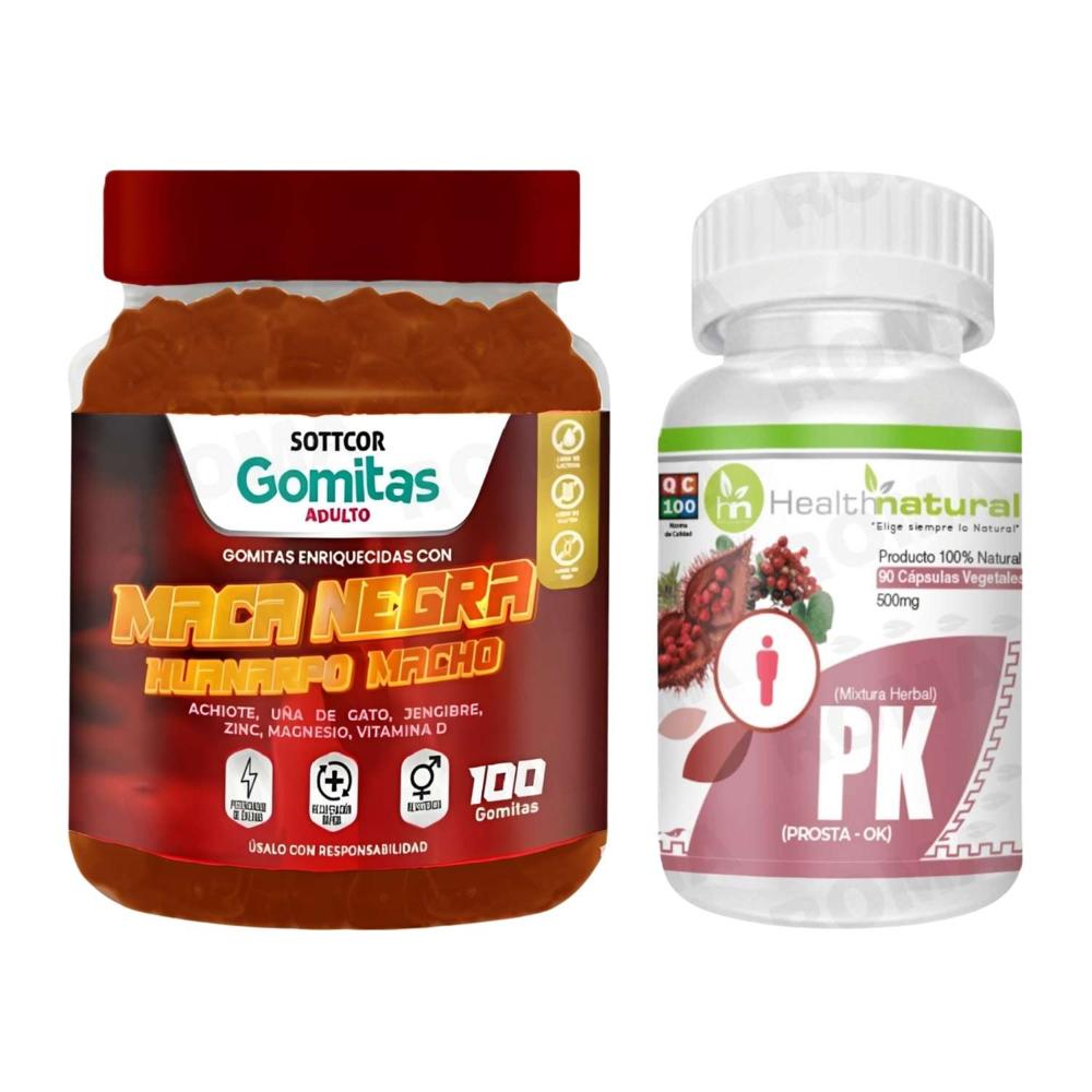GOMITAS MACA NEGRA + PK(PROSTA-OK) HEALTHNATURAL