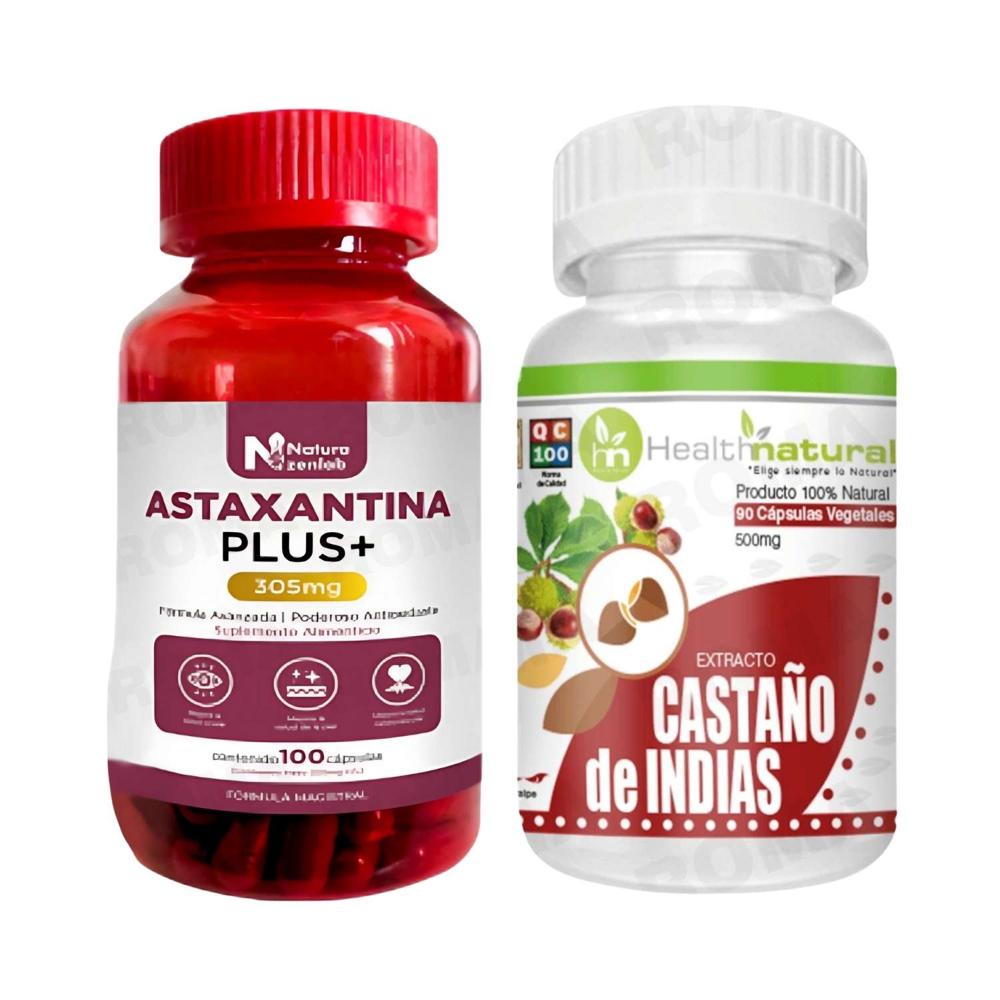 ASTAXANTINA PLUS + CASTAÑO DE INDIAS HEALTHNATURAL