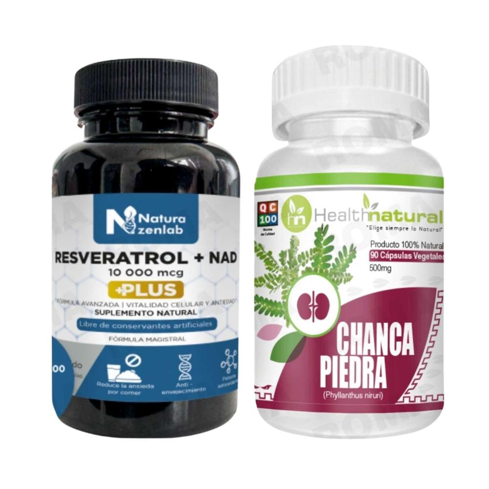 RESVERATROL + NAD + CHANCA PIEDRA HEALTHNATURAL