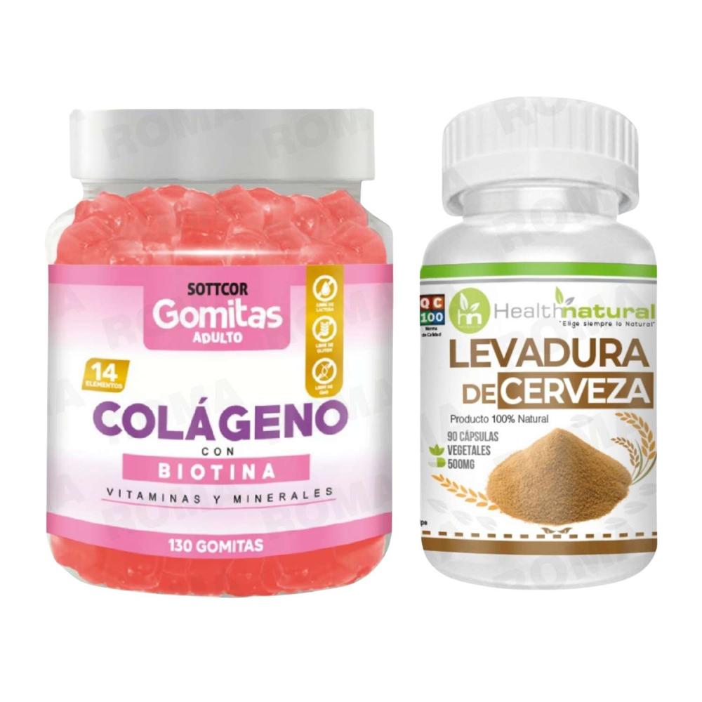 GOMITAS COLÁGENO CON BIOTINA + LEVADURA DE CERVEZA HEALTHNATURAL GOMITAS COLÁGENO CON BIOTINA + LEVADURA DE CERVEZA HEALTHNATURAL