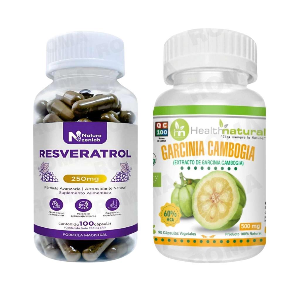 RESVERATROL PLUS + GARCINIA CAMBOGIA HEALTHNATURAL