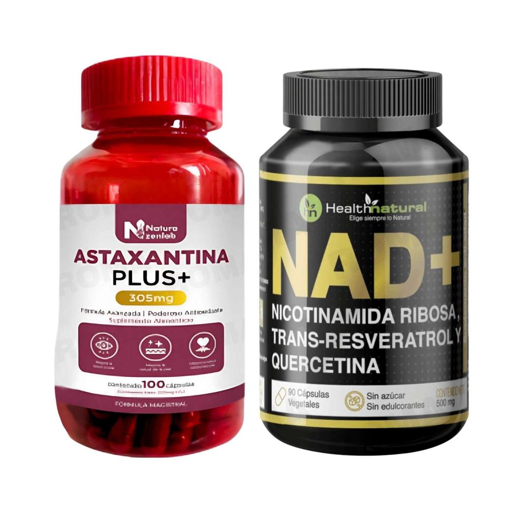 ASTAXANTINA PLUS + NAD+ HEALTHNATURAL