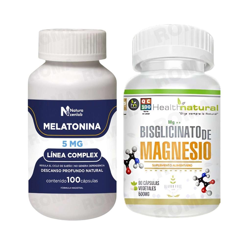 MELATONINA COMPLEX 5MG + BISGLICINATO DE MAGNESIO HEALTHNATURAL