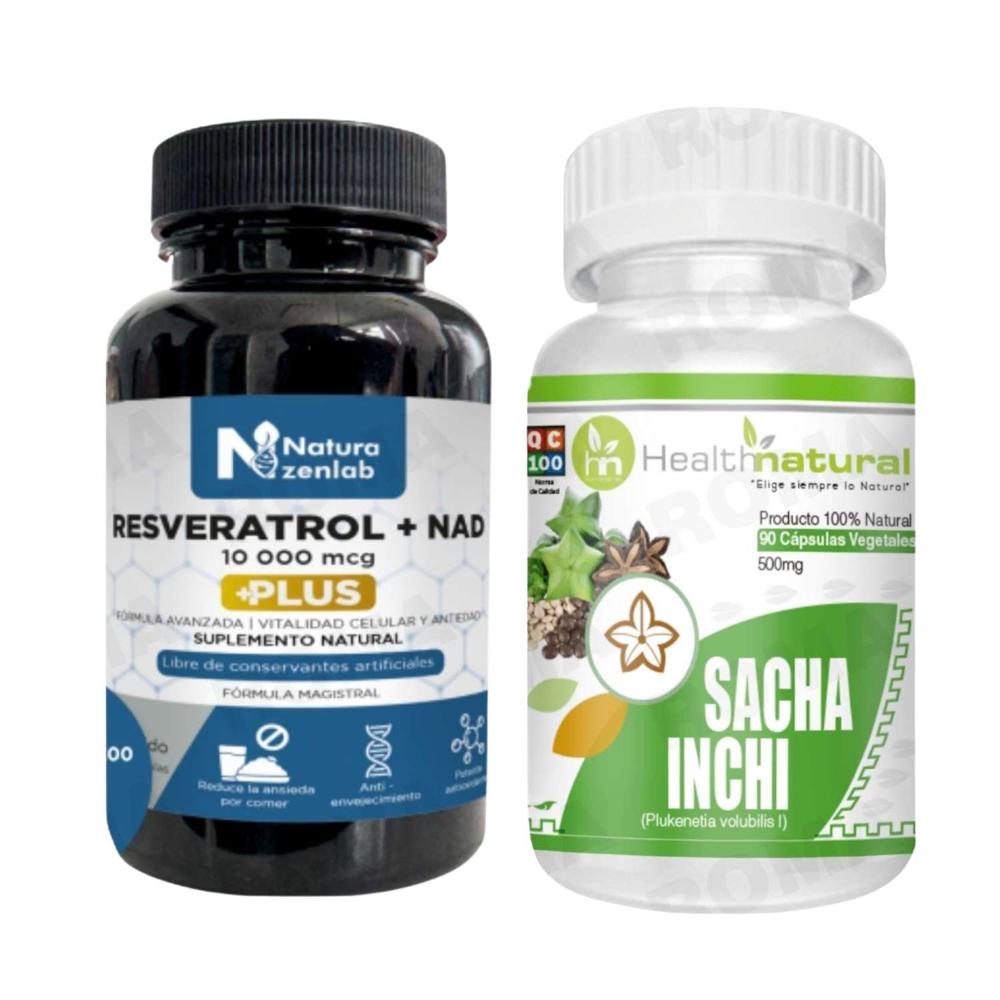 RESVERATROL + NAD + SACHA INCHI HEALTHNATURAL