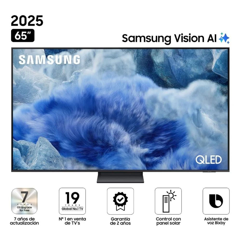 TELEVISOR SAMSUNG QLED 65"" 4K UHD VISION AI SMART TV Q8F (2025)