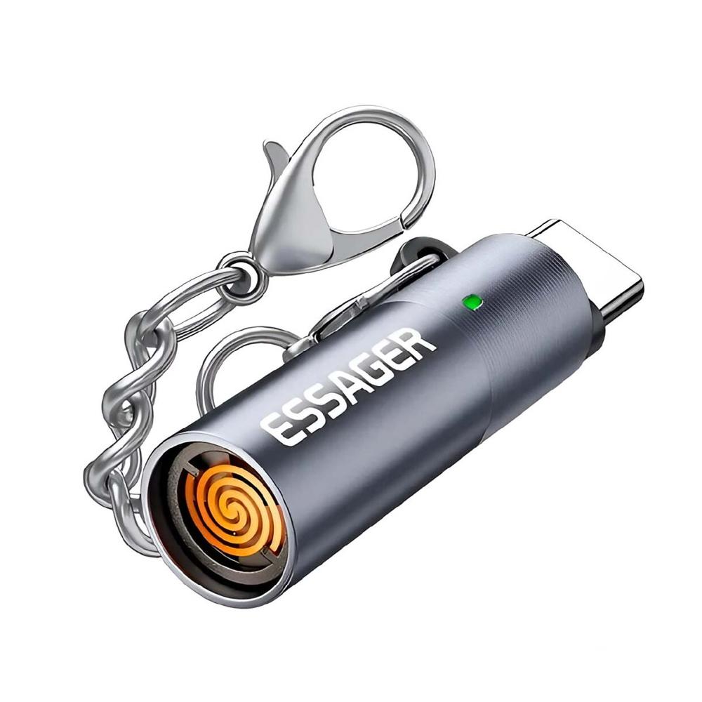 Mini Encendedor Eléctrico Essager Tipo C Para Celular Fácil Transporte Mini Encendedor Eléctrico Essager Tipo C Para Celular Fácil Transporte