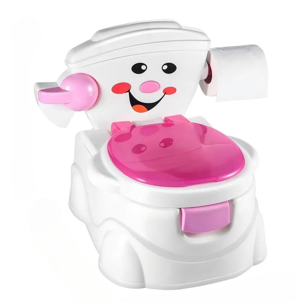 Bacín para Niños Inodoro Entrenador Modelo Carita Rosa