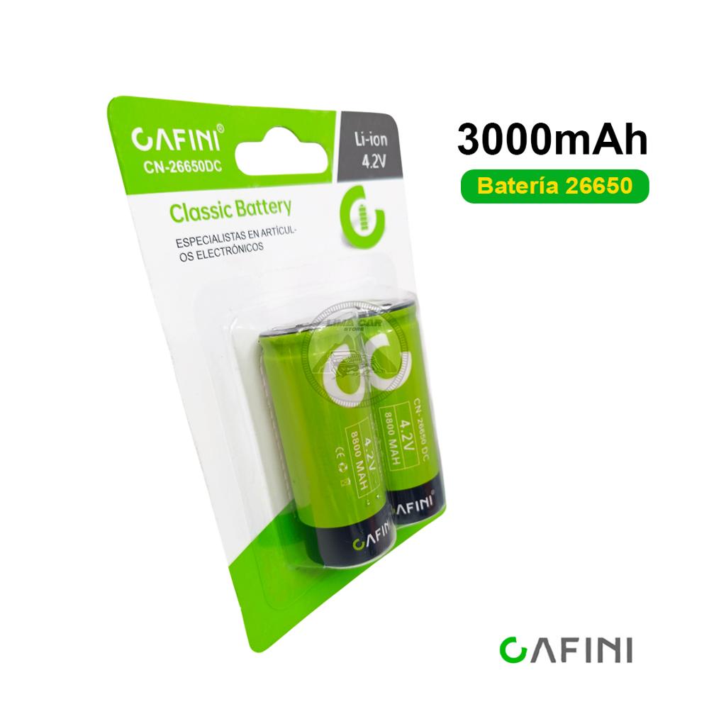 Bateria Pila Litio Recargable 26650 Cafini Juguete Linterna