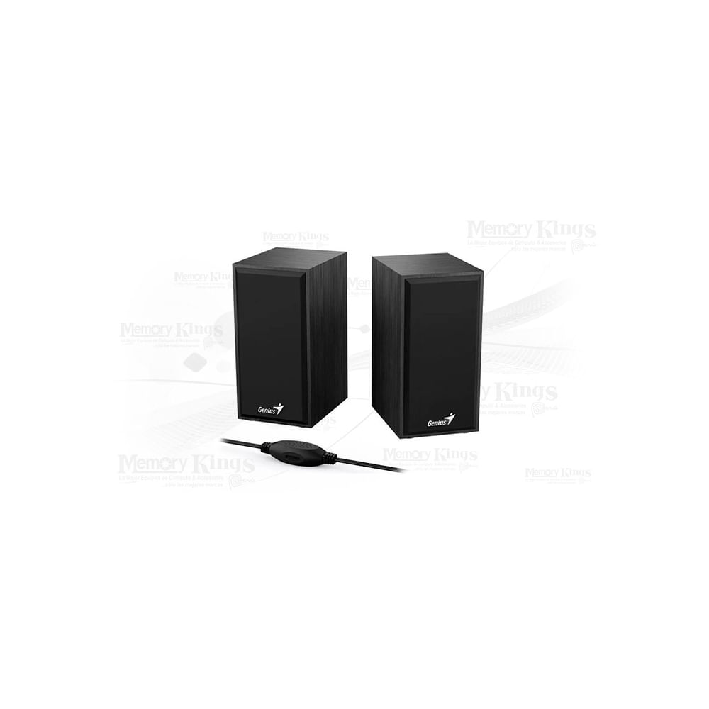 Parlante Genius SP-HF180 2.0 USB negro 6W: sonido potente y elegante para tu hogar o oficina.