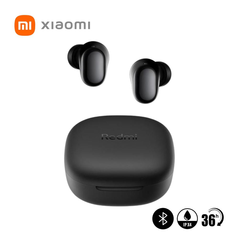 Audifonos Bluetooh Xioami Redmi Buds 6 Play 36Hrs Ipx4 Negro