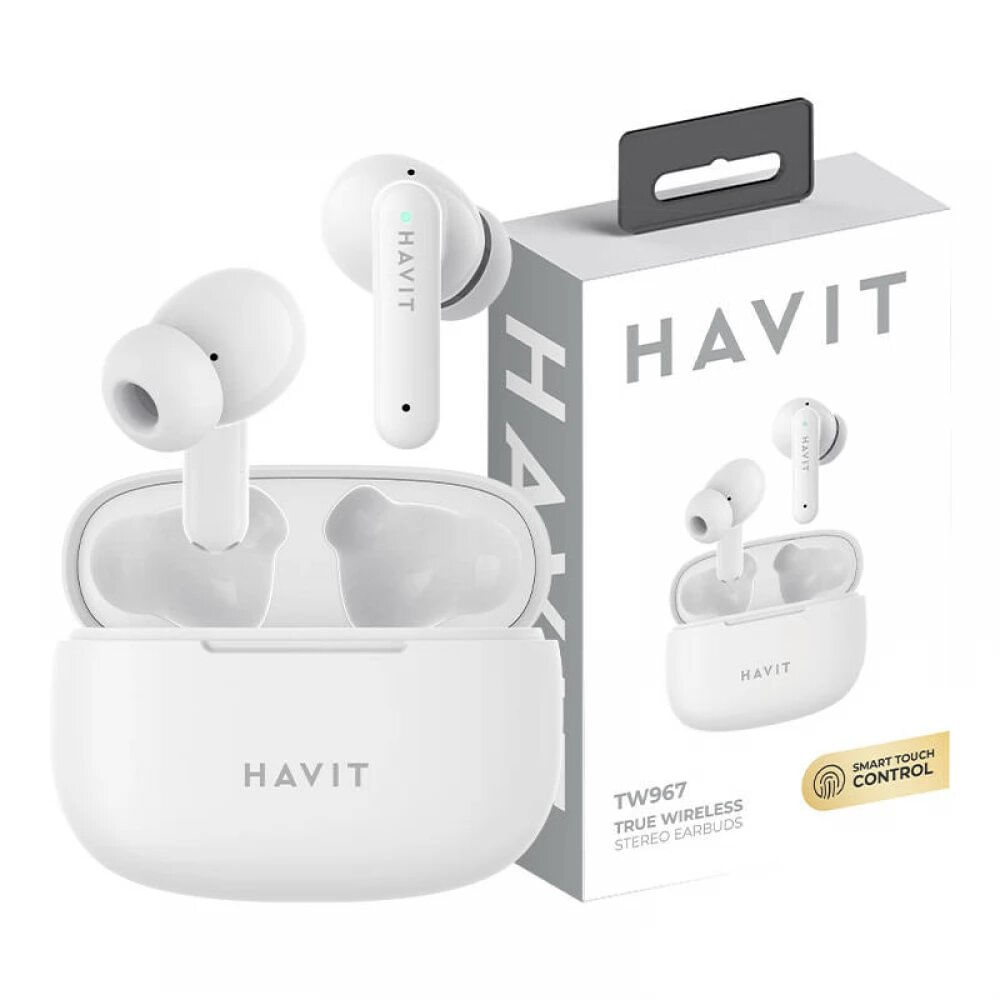 AUDIFONOS INALAMBRICOS HAVIT TW967 BLANCO