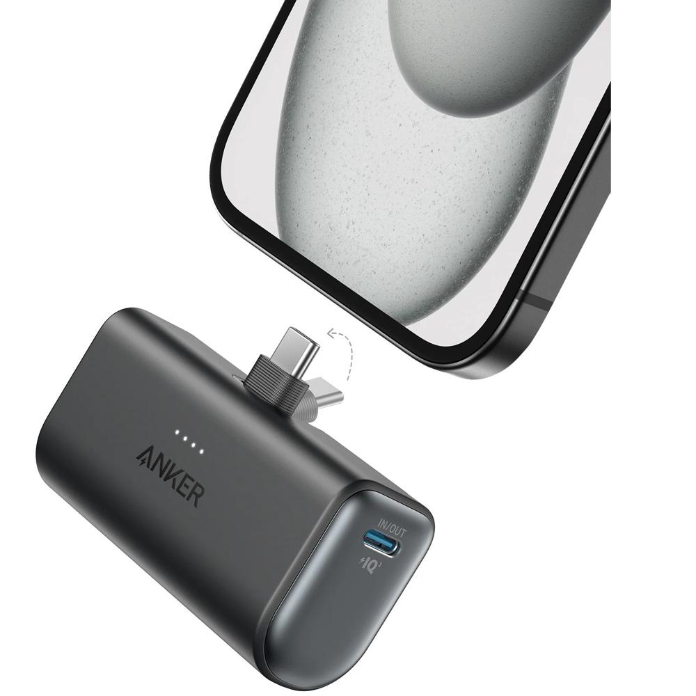 Anker Power Bank 5000mAh Nano USB-C LED QC 22W - A1653H11