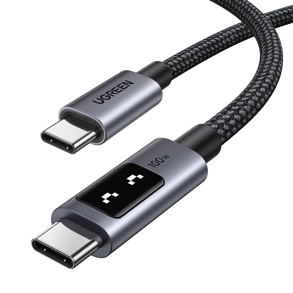 Ugreen Cable USB-C a USB-C 100W 3m Carga Rápida LED L509 - 35513