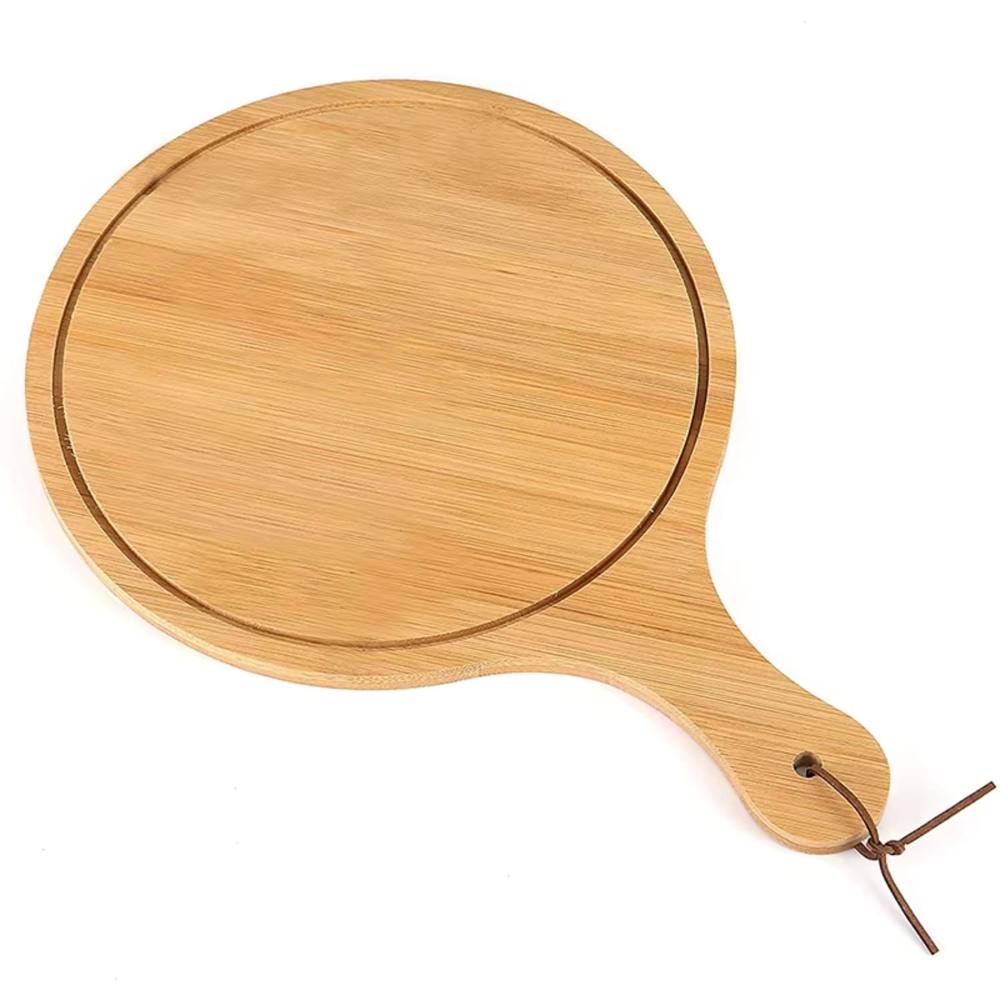 Tabla de Bambú para Picar, Tablero de Pizza 45 x 32cm