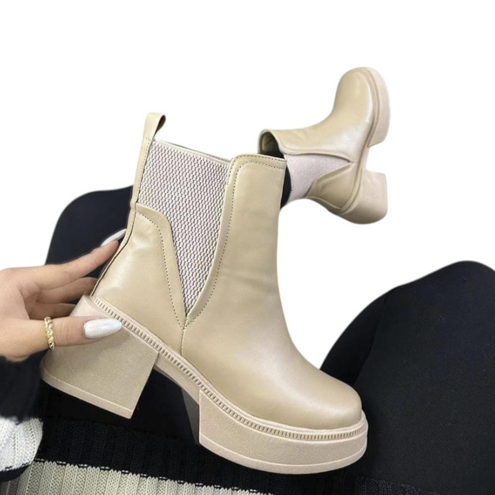 Botin Mujer 1177 5C-60 Color Beige Talla 37