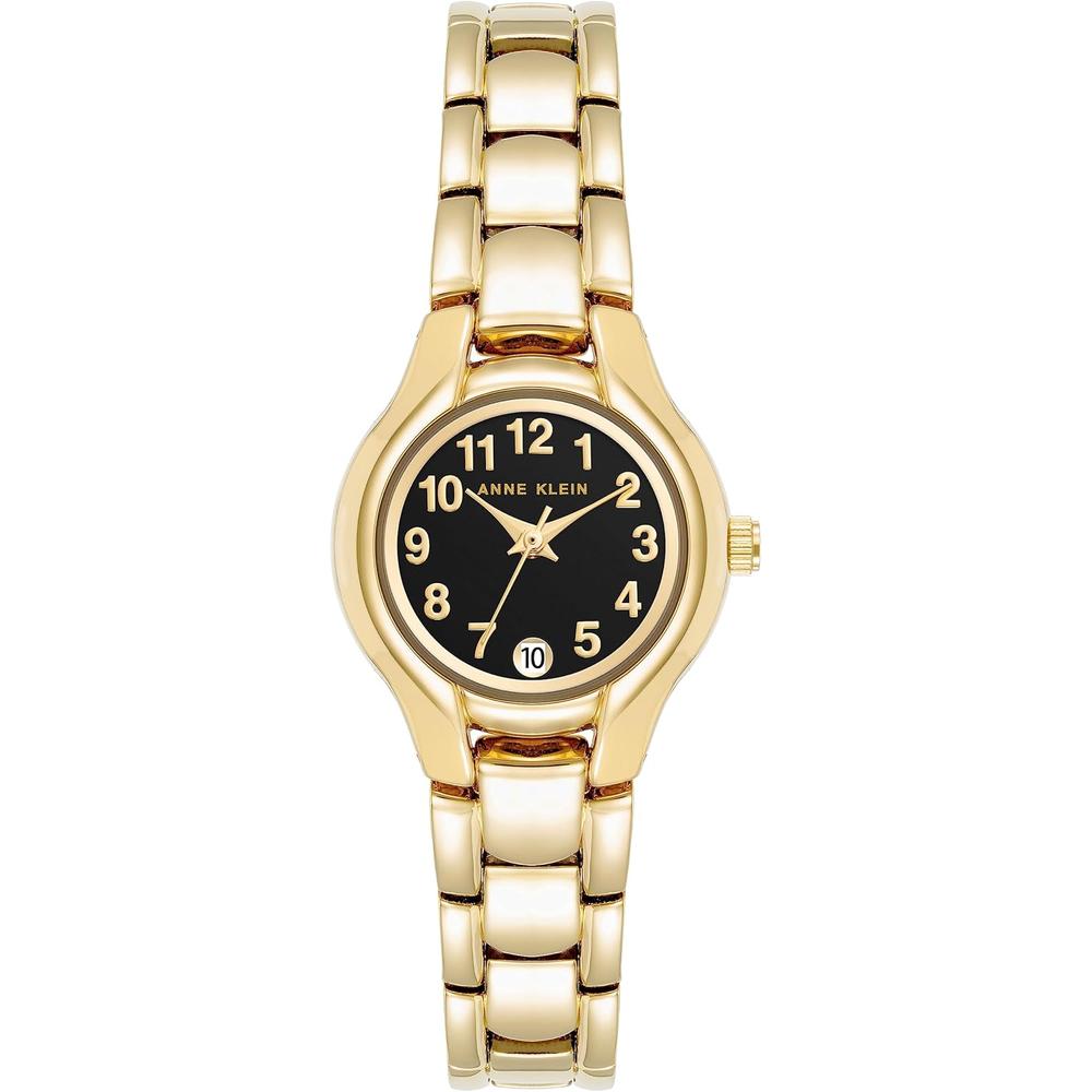 Anne Klein 10/6777SISV reloj femenino con indicador de fecha | Dorado/Negro