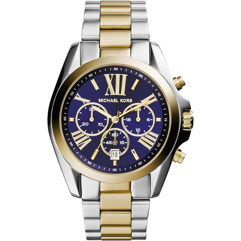Michael Kors MK5605 Bradshaw reloj de mujer de acero | Plata/Oro/Azul