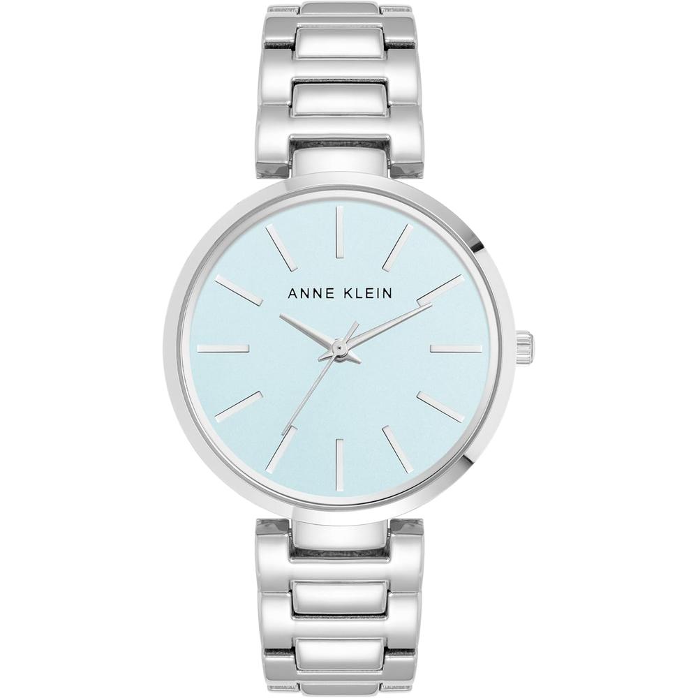 Anne Klein AK/2787SVTT reloj de pulsera metálica para mujer | Plateado/Azul
