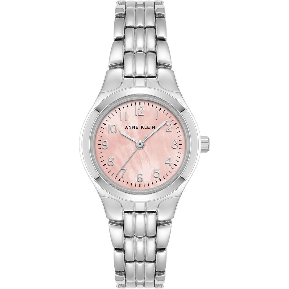 Anne Klein 10/5491SVTT reloj para mujer con diseño tipo pulsera | Plata/Salmón