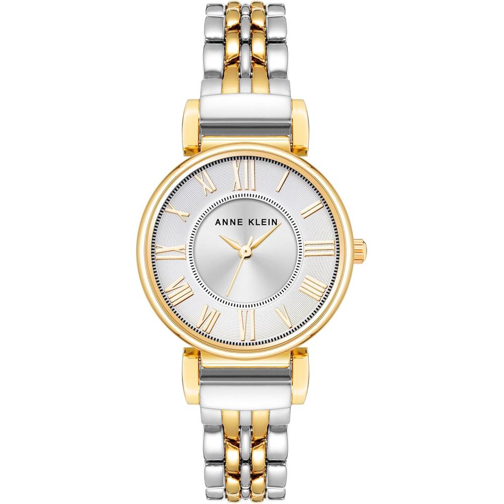 Anne Klein AK/2159SVSV reloj para mujer con pulsera metálica | Plateado/Oro
