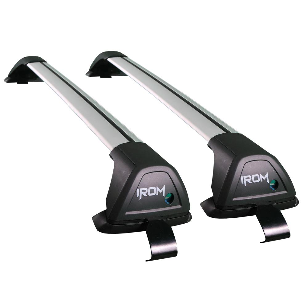 Barra Transversal Con Llave Color Plomo De 115Cm