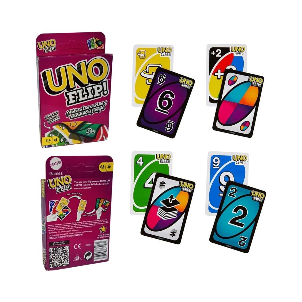 Cuantas Cartas Doble Cara Juego De Cartas Uno Flip Juego De Mesa