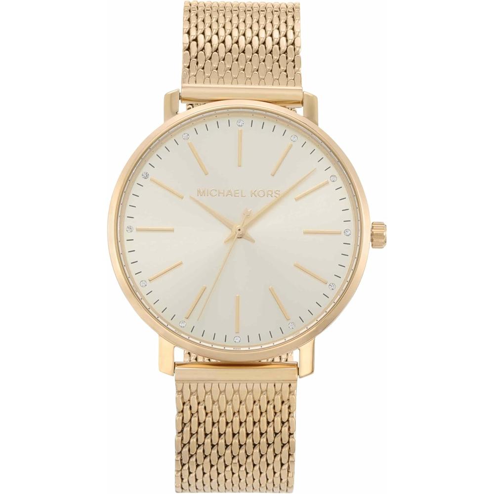 Michael Kors Pyper reloj para mujer con correa de acero, cuero o silicona | Dorado