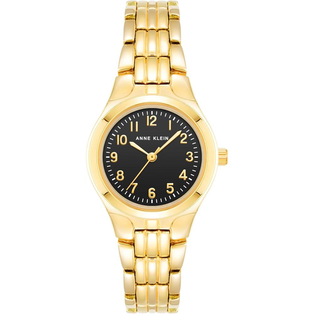 Anne Klein 10/5491SVTT reloj para mujer con diseño tipo pulsera | Dorado/Negro