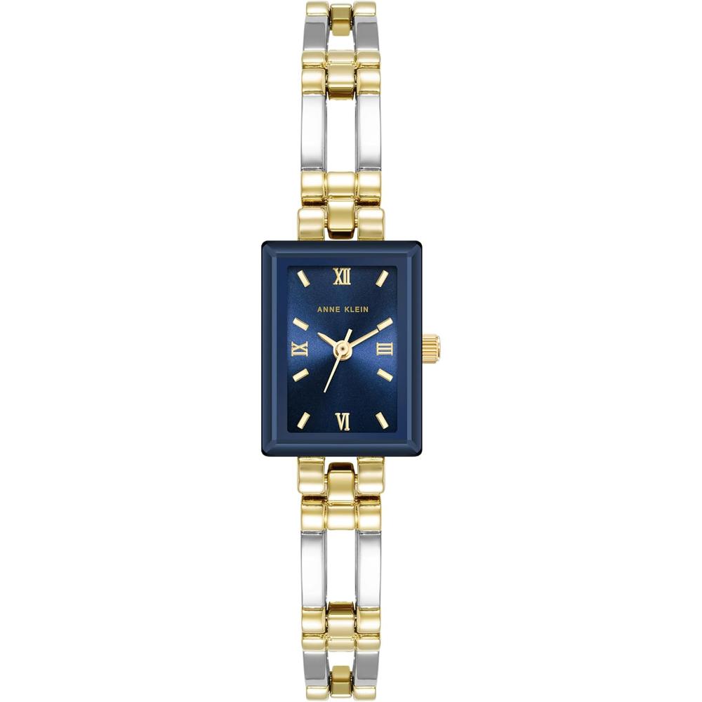 Anne Klein 10/4899SVTT reloj clásico para mujer | Oro/plata/Azul marino