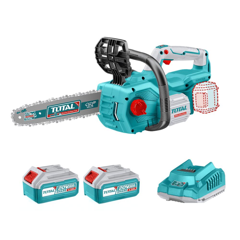 Motosierra Inalámbrica 12'' incluye 2 baterias 4ah Total TGSLI201286