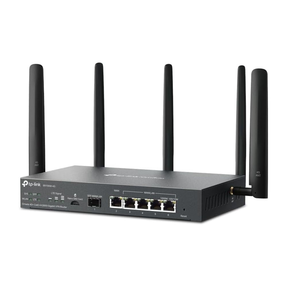 Router VPN TP-Link ER706W-4G Gigabit Omada Load Balance AX3000