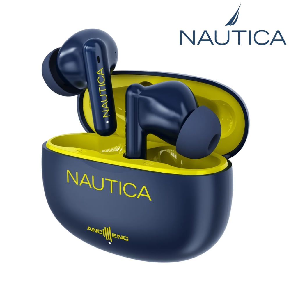 Audifono Bluetooth Nautica T680 Amarillo con ANC