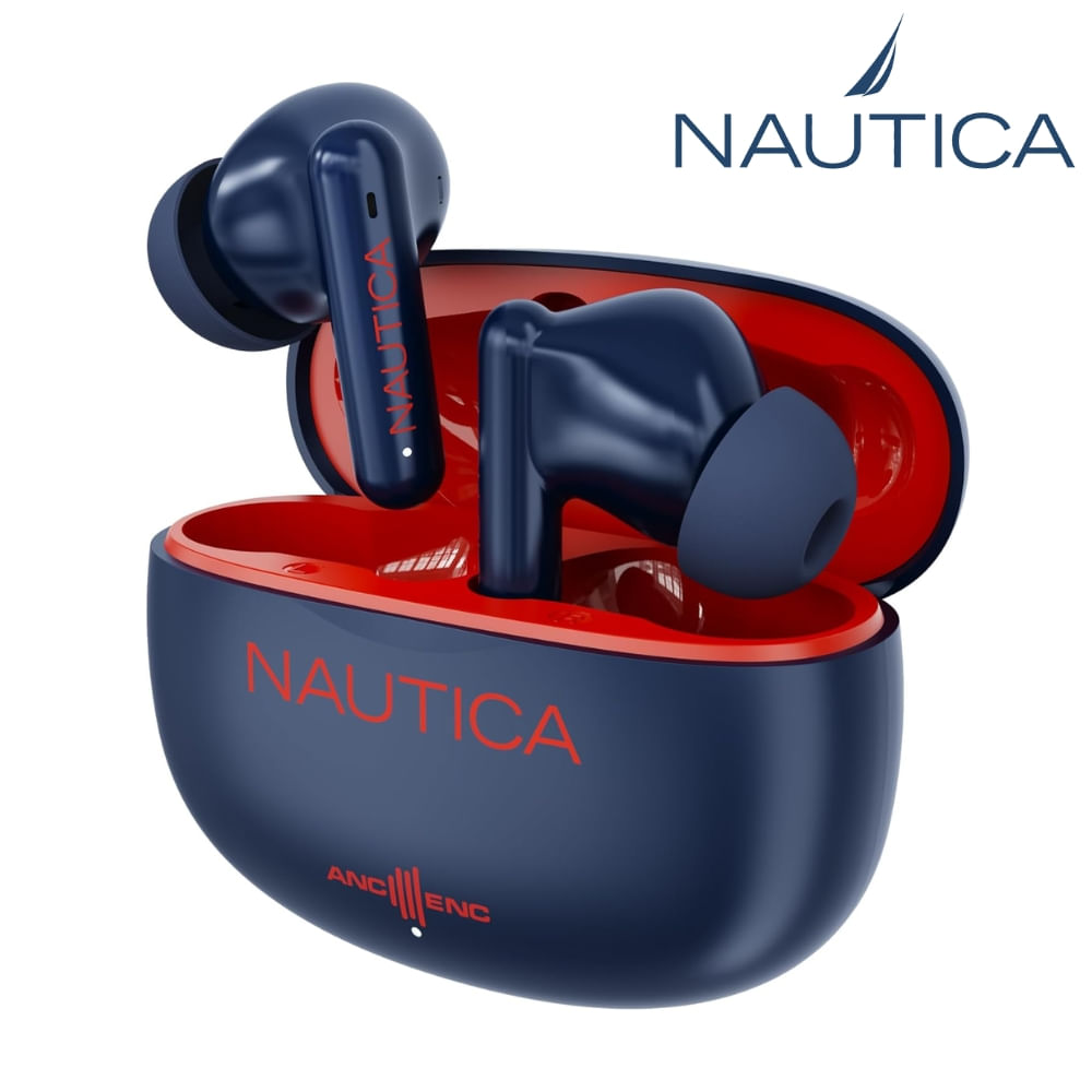 Audifono Bluetooth Nautica T680 Rojo con ANC