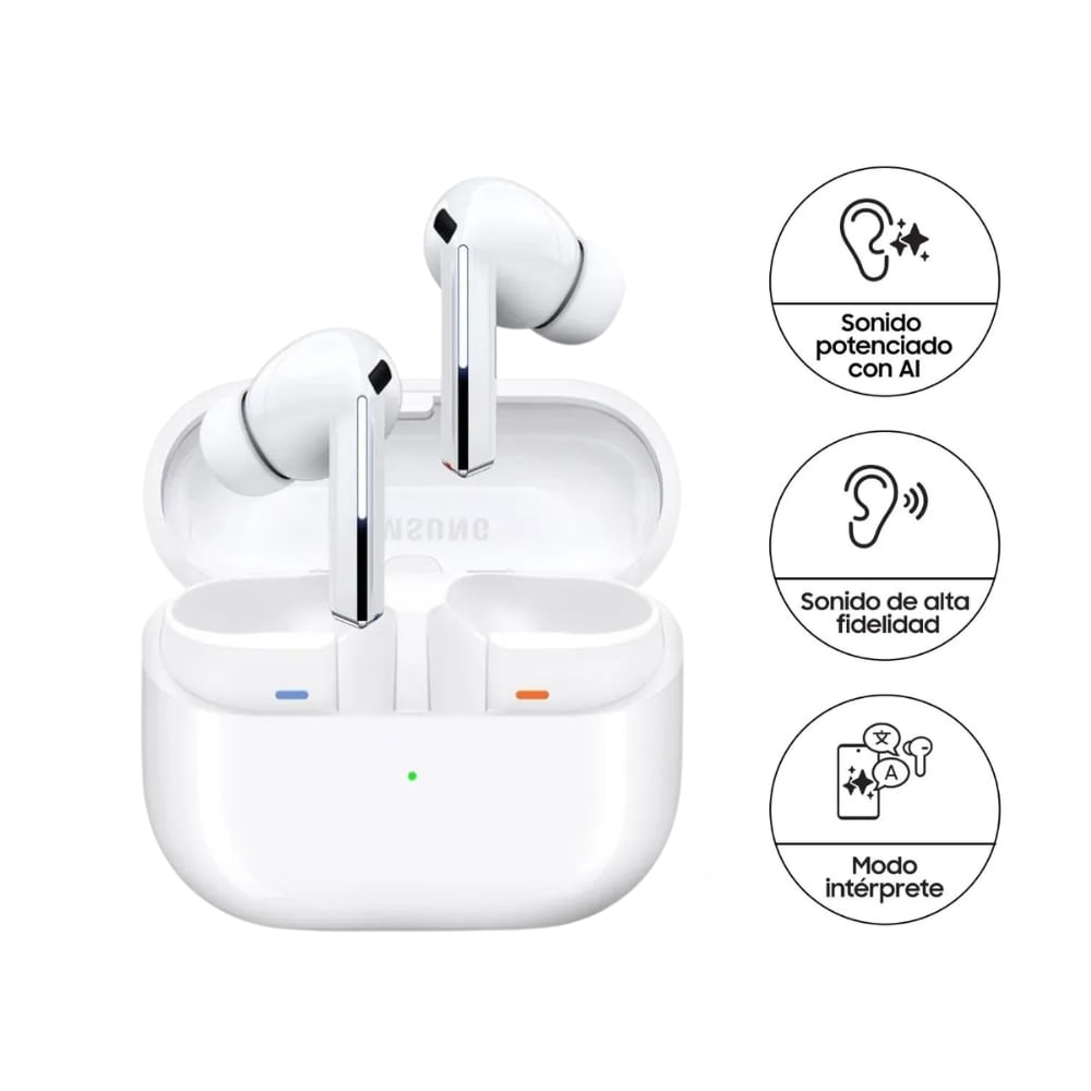 Audifonos Bluetooth Samsung Galaxy Buds 3 Pro Blanco