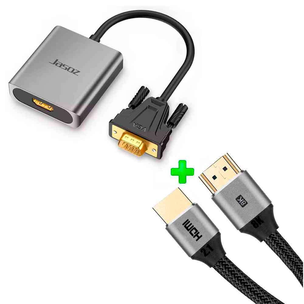 Vga Convertidor De Tv Cable A Hdmi Audio Adapter Adaptador