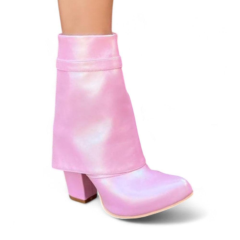 Bota Mujer Hawai Baja Taco 9 1299 5C-85 Color Rosado Talla 38