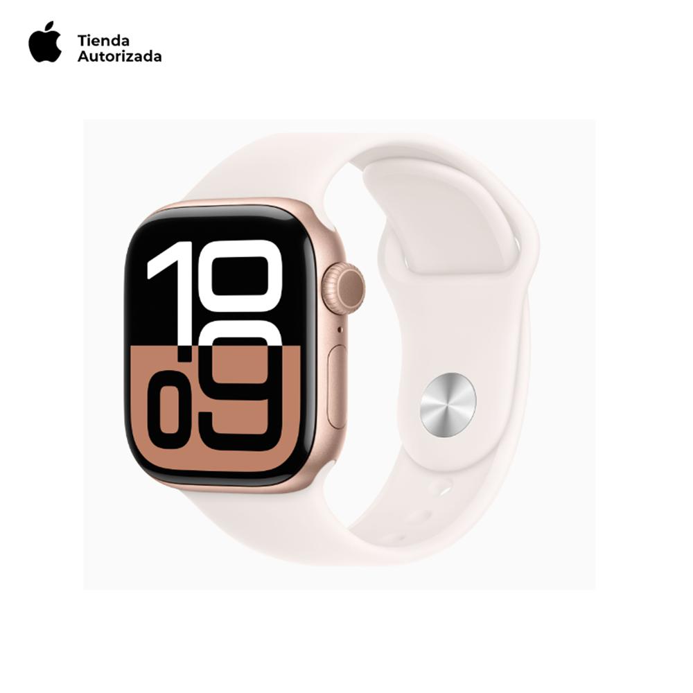 Apple Watch Series 10 46mm Gps Sport Band M y L Gold Rose light Blush