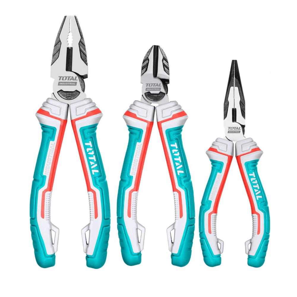 Set de alicates universal corte y punta Total THT2K0301S