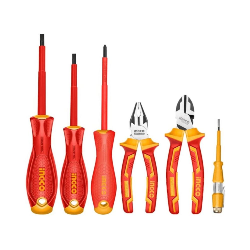 Set de 6 Herramientas aisladas 1000v Ingco HKIST3061