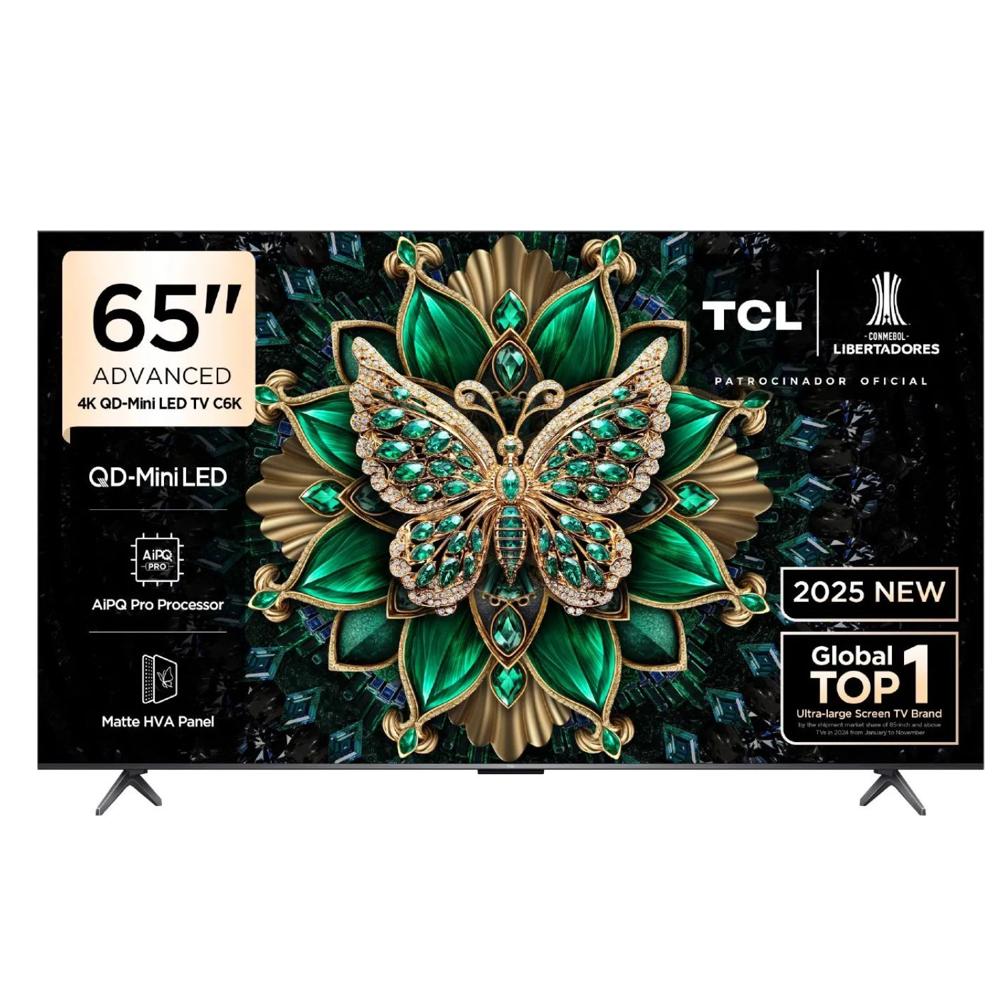 Televisor TCL Mini LED 65"" QD UHD 4K Smart Google TV 65C6K