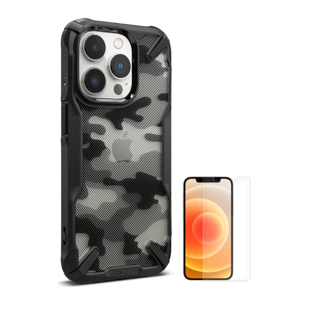 CASE RINGKE FUSION X IPHONE 14 PRO MAX Y VIDRIO