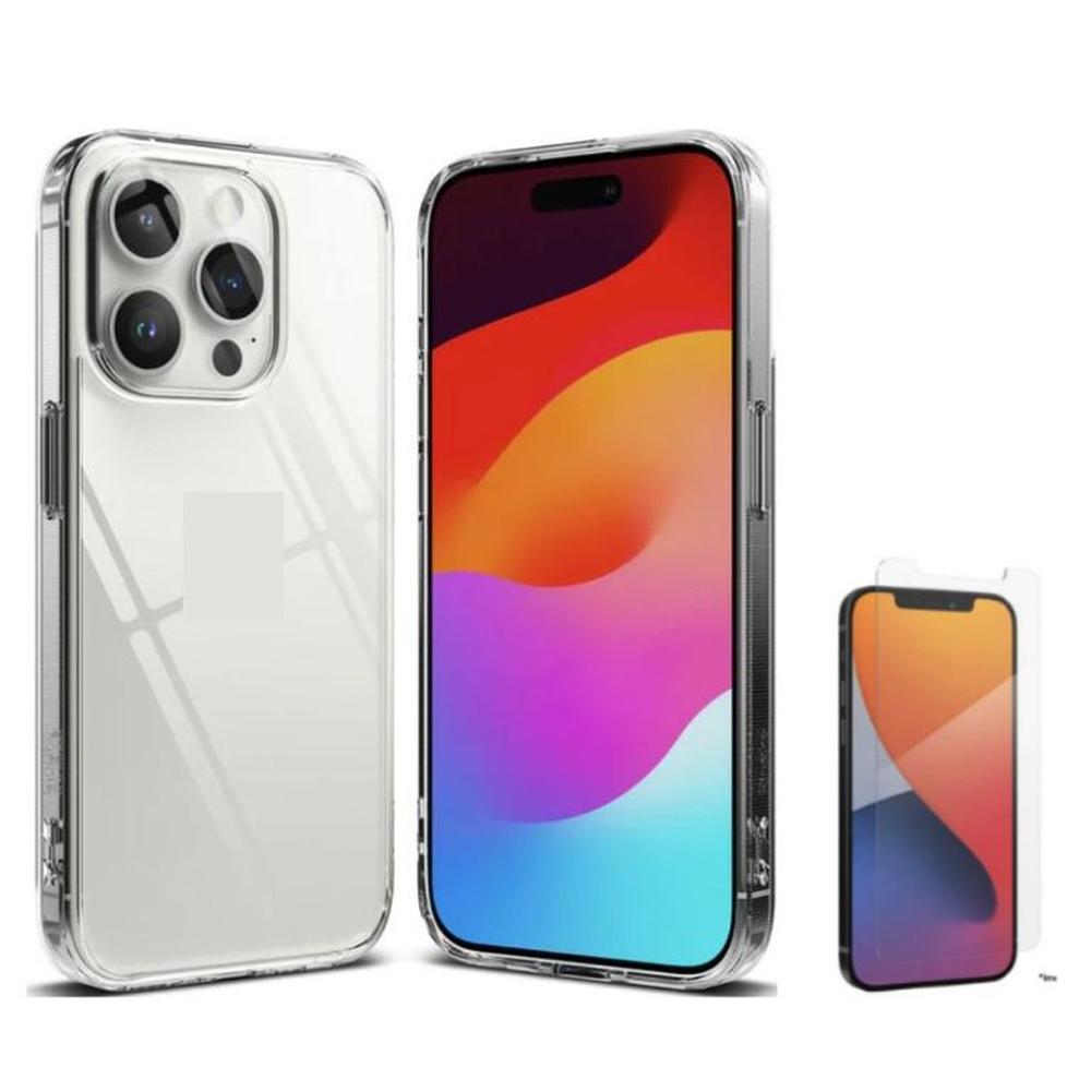 CASE RINGKE FUSION IPHONE 15 PRO + VIDRIO CASE RINGKE FUSION IPHONE 15 PRO + VIDRIO