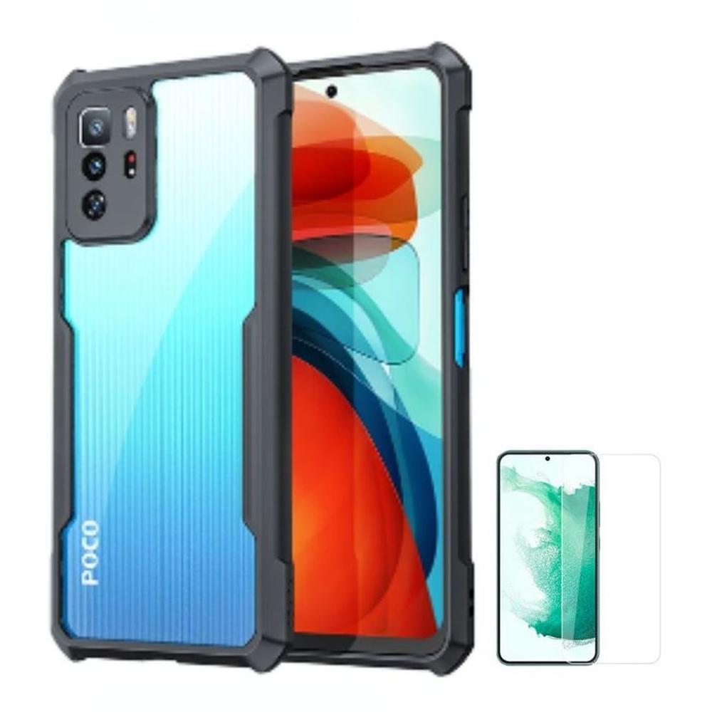 CASE XUNDD BUMPER XIAOMI POCO X3 GT Y VIDRIO