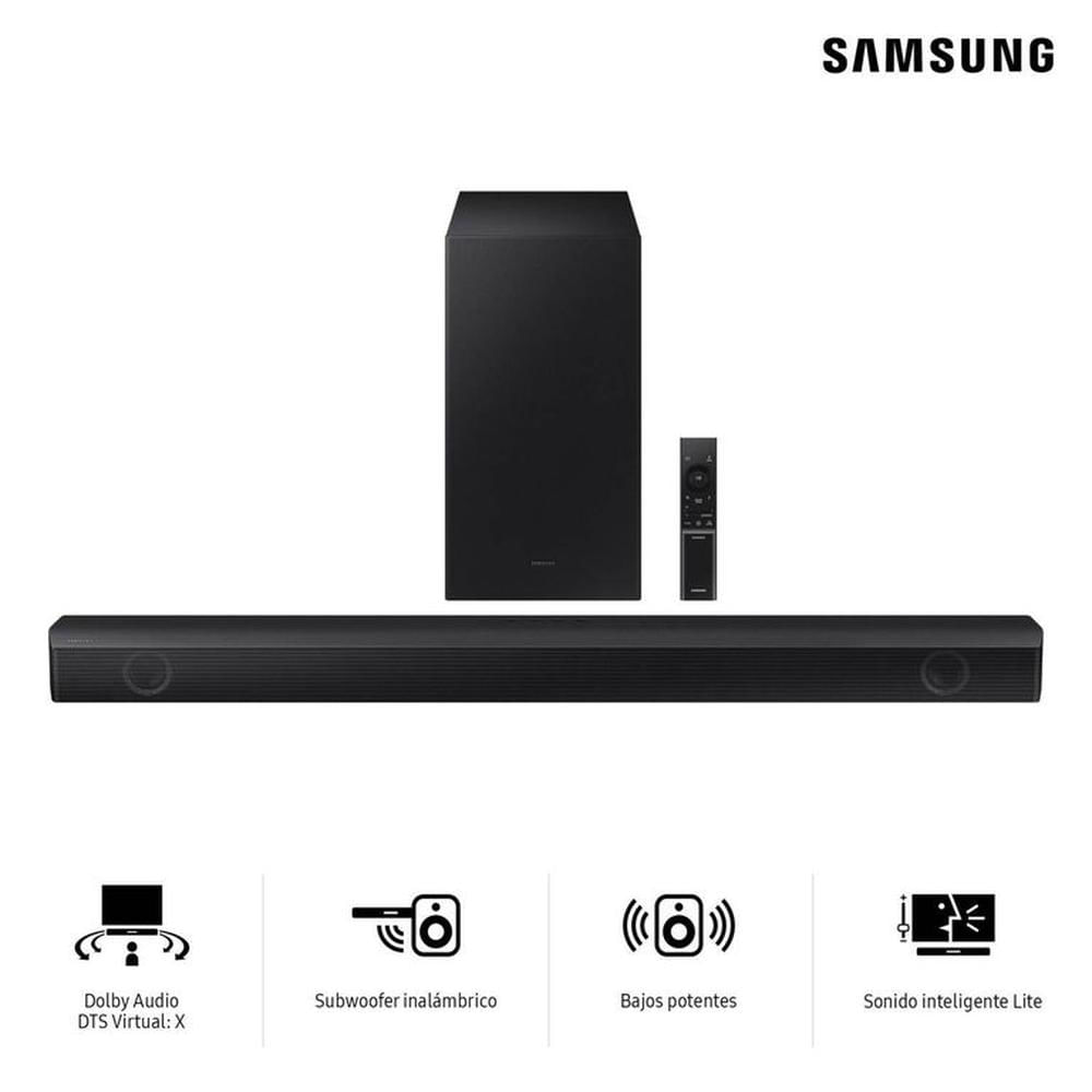 Soundbar Samsung 410W con Bluetooth HW-B550 - Negro